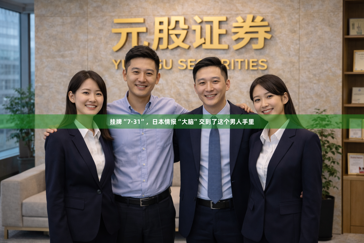 挂牌“7·31”，日本情报“大脑”交到了这个男人手里