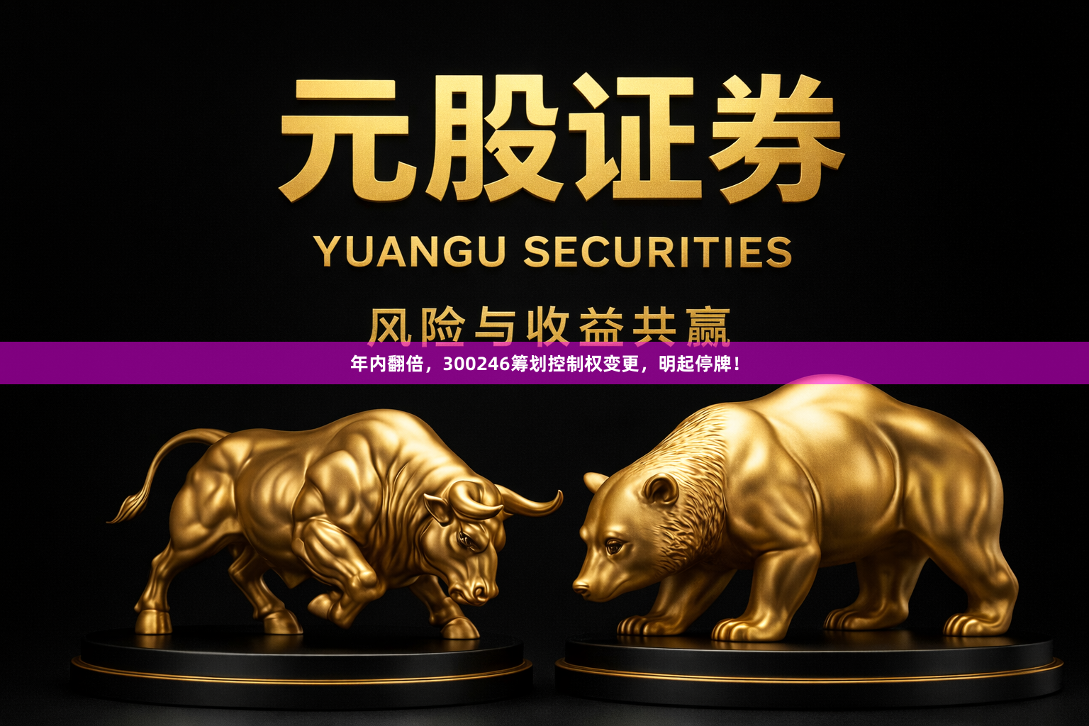 年内翻倍，300246筹划控制权变更，明起停牌！